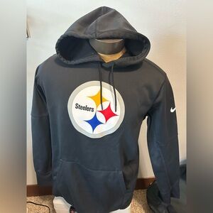 Nike DriFit Men's Large Black Steelers Hoodie